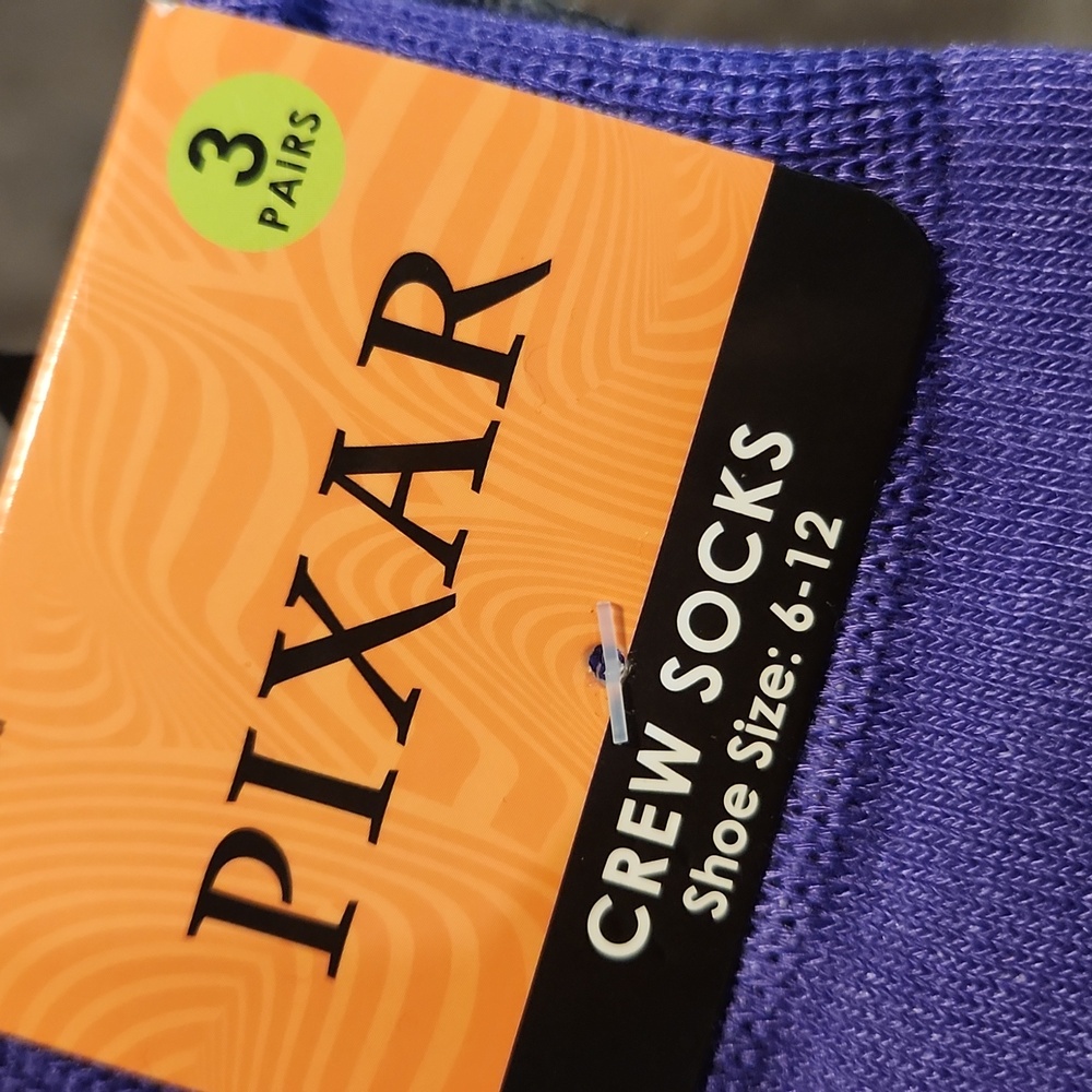 Disney Monsters Inc. Men's Crew Socks-3 Pack - Picture 5 of 5